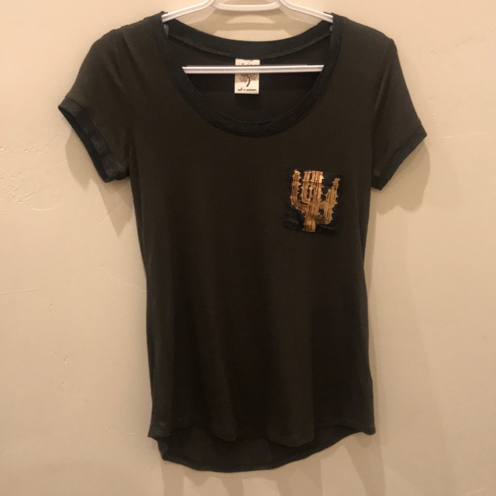 Cactus Ringer tee